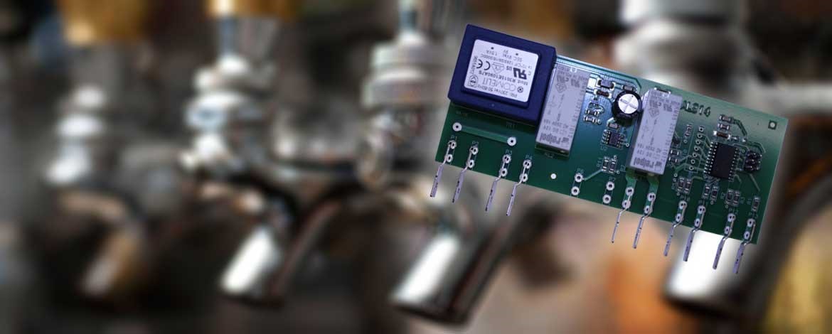 Controles de nivel de taza para máquinas post-mix